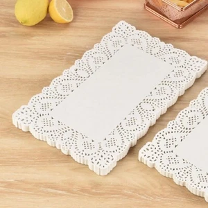 140Pcs/Bag Heat Insulation Oil Absorption Paper Pad Dessert Mat Paper Kitchen - Picture 1 of 13