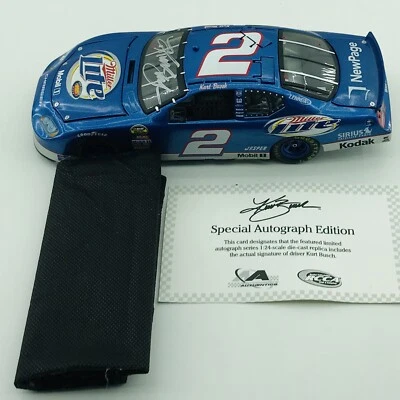 1/24 AUTOGRAPHED Kurt Busch Dodge Charger #2 Diecast Car VERY RARE - Image 1 of 4