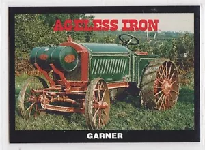 Tarjeta coleccionable Garner Metal Wheel Farm Tractor - Imagen 1 de 2