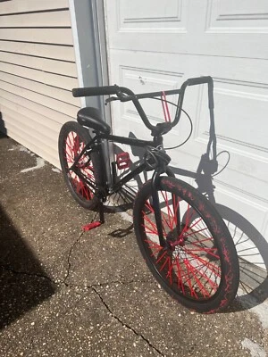 subrosa bmx bikes color black size 26inch works great just had new breaks - Image 1 of 3