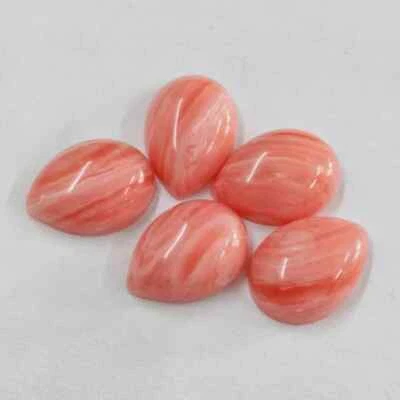 Rhodochrosite Pear Cabochon AAA Quality Gemstones Gemstones For Jewelry Making - Изображение 1 из 4