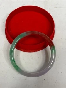 Solid Multi Colored Jade Bracelet Women Vintage - Picture 1 of 5