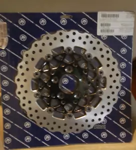 PERFORMANCE MACHINE 0133-1810S-B SPEEDSTAR BLACK RACING REAR BRAKE ROTOR DISC - Picture 1 of 2