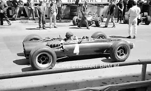 JACKIE STEWART BRM P261 TARTAN HAT F1 MONACO GP 1967 NEGATIV 35MM - Bild 1 von 2