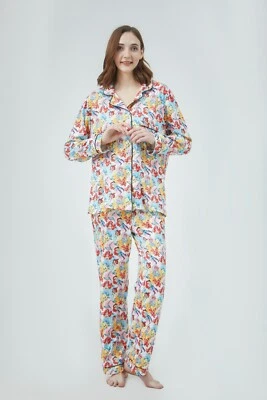 Conjuntos de pijama Little Mermaid Ariel manga longa comprimento total parte inferior GG extra grande - Imagem 1 de 4