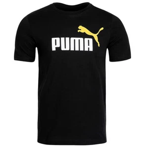 Camiseta para hombre Puma S/S Essential Logo negra talla XXL nueva con etiquetas - Imagen 1 de 1