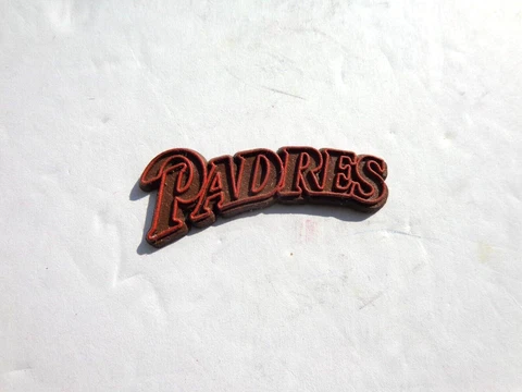 VINTAGE MLB SAN DIEGO PADRES  FRIDGE MAGNET STANDING BOARD OLD SCHOOL RARE #2 Cover