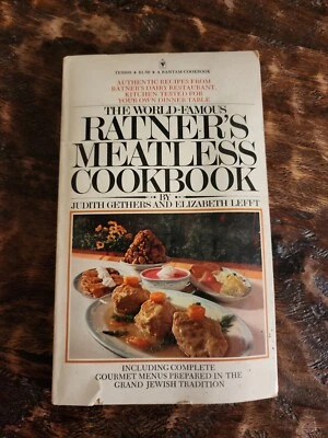 The World Famous Ratners Meatless Cookbook By Judith Gethers 1975 - Image 1 of 4