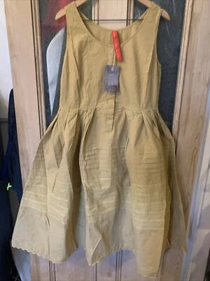 Ewa I Walla SS20 Cotton Wheat Colour Dress 55649 BRAND NEW please Read - Image 1 of 4