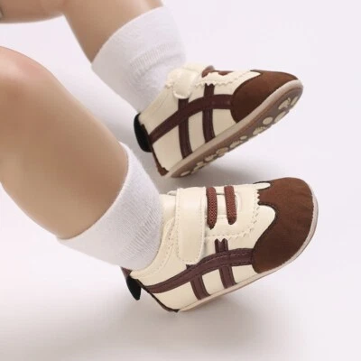 Classic Baby Boy Girl Crib Shoes Infant Sneakers Casual Shoes Newborn Baby Shoes - Image 1 of 4