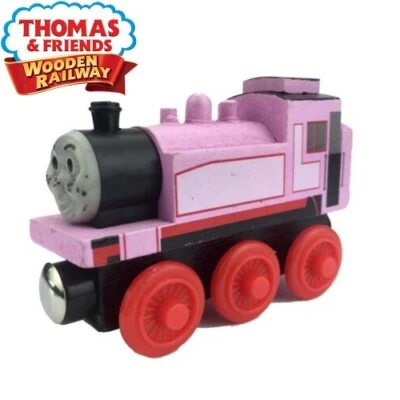 MARKENLOS Rosie Thomas & Freunde Tender Holz Magnetic Zug Eisenbahn Wagen Auto Spielzeug