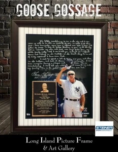 Richard Goose Gossage NY Yankees signiertes Foto individuell gerahmt Steiner Sports - Bild 1 von 10