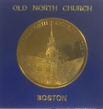 Old North Church Boston Paul Revere's Ride Medallion Souvenir Coin