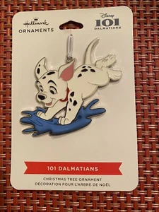 NWT Hallmark Disney 101 DALMATIANS Enameled Metal CHRISTMAS ORNAMENT New - Picture 1 of 3