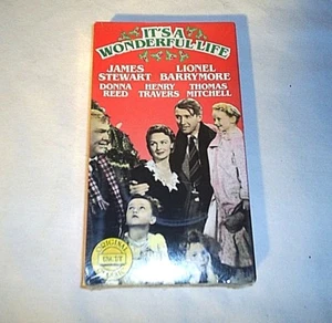 VHS It's A Wonderful Life Uncut Factory Sealed 1987 Christmas NEW - Picture 1 of 2