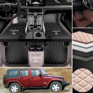 Fit For Jeep Wrangler 1997-2025 Car Floor Mats Custom Auto Carpets Waterproof - Picture 1 of 24