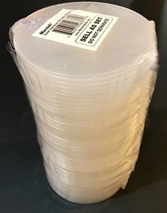 Maxtek Clear Clamshell CD DVD Storage Cases | 50 pack - Afbeelding 1 van 4