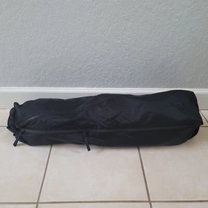 Lululemon Black Shoulder Strap Zippered Yoga Mat Carrier Carry Bag - Picture 1 of 8