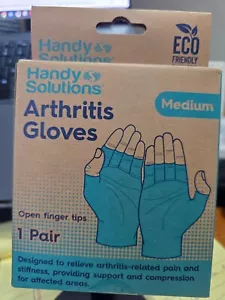 Handy Solutions Arthritis Gloves Open Finger Tips (Pair) - Picture 1 of 2