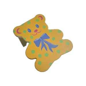 Handmade Teddy Bear Shaped Children's Stool - Picture 1 of 7