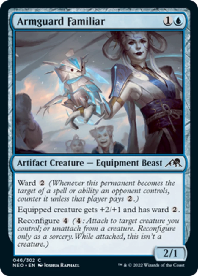 x1 Armguard Familiar - Kamigawa: Neon Dynasty - NM - MTG - Image 1 of 1