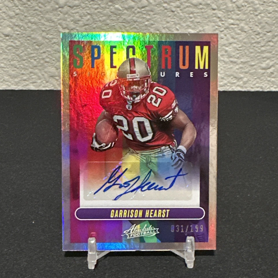 2023 Panini Absolute Garrison Hearst Spectrum Signatures Auto /199 49ers - Image 1 of 3