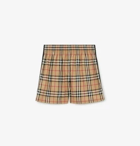 Burberry Check Stretch Cotton Shorts Size 10 Women’s - Picture 1 of 1