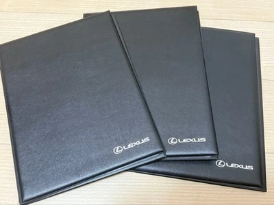 Raccoglitore documenti Lexus A4 Clear File Set di 3 con porta carte raro Giap... - Immagine 1 di 3