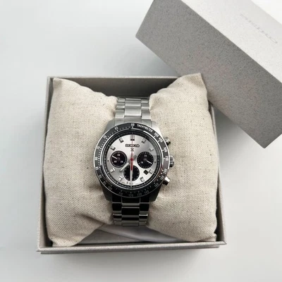 Seiko Prospex Speedtimer SSC911 Silver Dial Men's Solar Chronograph Watch New - Image 1 of 4