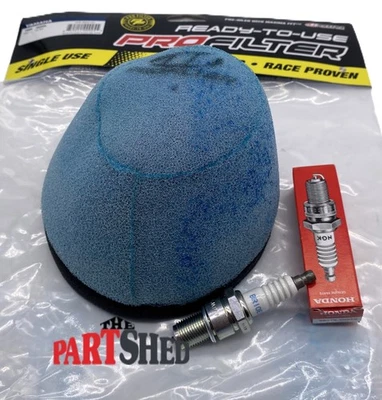 1993-2025 Yamaha YZ85 YZ80 Air Filter NGK Spark Plug BR10EG Pre-Oiled ProFilter - Image 1 of 4