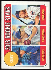 2018  Topps Heritage  #297 Jen-Ho Tseng / Dillon Maples / Taylor Davis - Picture 1 of 2
