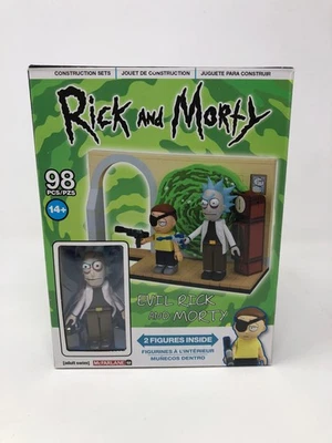 McFarlane Toys Rick & Morty Evil Rick & Morty Pequeña Construcción Enclavamiento Bu Foto 1 de 4