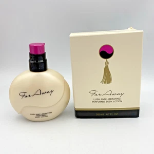 Avon Bodylotion Far Away üppig und befreiend parfümiert 6,7 flüssige Unzen neu im Karton 1995 - Bild 1 von 4
