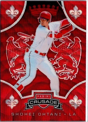 2019 Panini Chronicles - Crusade Ruby Wave #12 Shohei Ohtani /199 Color Match - Image 1 of 2