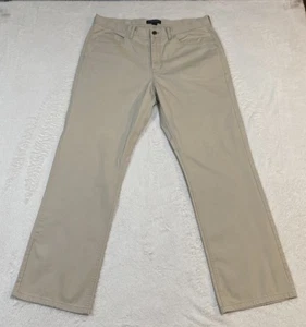 Banana Republic Chino Pants Mens Beige 5 Pocket Straight Fit Size 33/32 - Picture 1 of 11