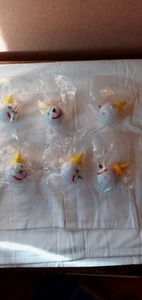 Styropor 6 Jack in the Box Weihnachtsschmuck neu in kleinen Plastiktüten - Bild 1 von 1