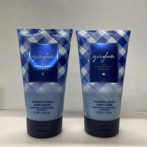 2 x Bath & Body Works Gingham schäumender Zucker Körperpeeling je 8 Unzen - Bild 1 von 2