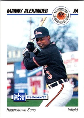 1992 SkyBox AA #104 Manny Alexander - Image 1 of 2