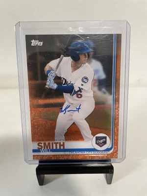 WILL SMITH 2019 TOPPS PRO DEBUT ORANGE AUTO  #14/25 DODGERS - Image 1 of 3