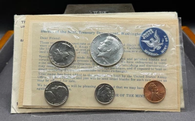 1965 SMS Set Original Envelope 40% Silver Kennedy US Special Mint 5 Coins OGP - Image 1 of 2