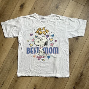 Vintage Peanuts Snoopy Best Mom Ever T-Shirt Gr. XL - Bild 1 von 10