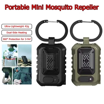 Portable Mosquito Repeller Ultra-Light Dual Modes IPX4 Camping Hiking Outdoor - Image 1 of 4