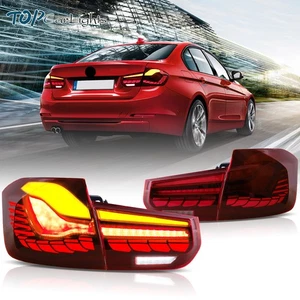 VLAND Red LED GTS Tail Lights For 2012-2018 BMW 3 Series F30 F35 F80 W/Animation - Foto 1 di 14