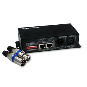 DC12V~24V LED RGBW DMX 512 Controller Decoder Dimmer 4 Channel 8A Stripe Light - Picture 1 of 12