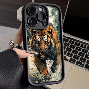 Case For iPhone Samsung Honor Motorola Xiaomi Cool Tiger ShockProof Phone Cover - Picture 1 of 10