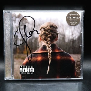 Taylor Swift Signed Evermore CD Album Autograph NEW SEALED GREAT CONDITION - Picture 1 of 6