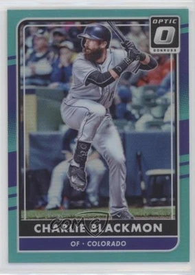 2016 Panini Donruss Optic Aqua /299 Charlie Blackmon #134 - Image 1 of 2
