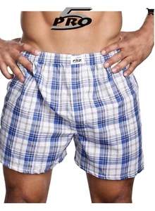 Lot 3, 6,  12 Mens Boxer Shorts 100% Cotton Pro5-S,M,L,XL, 2XL, 3XL, 4XL, 5XL - Picture 1 of 4
