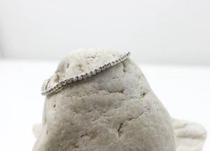 Pulsera tenis mujer 180 mm oro blanco 18k 56 brillantes aprox. 3,92ct. aprox. 14,1 g - Imagen 1 de 5