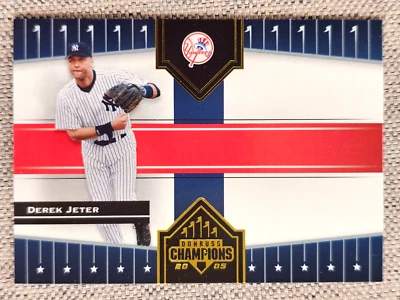 DEREK JETER 2005 DONRUSS CHAMPIONS BASEBALL CARD #445 NEW YORK YANKEES MLB HOF - Image 1 of 2